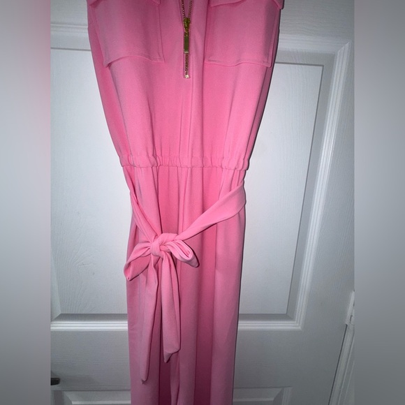 Boston Proper Pink Beyond Travel Utility Chic Jumpsuit! - Picture 7 of 7